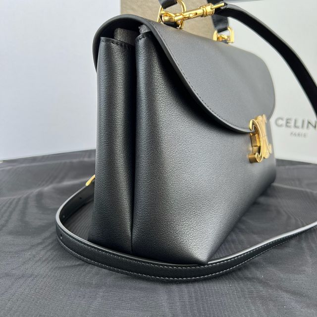 Celine original calfskin medium nino bag 117523 black