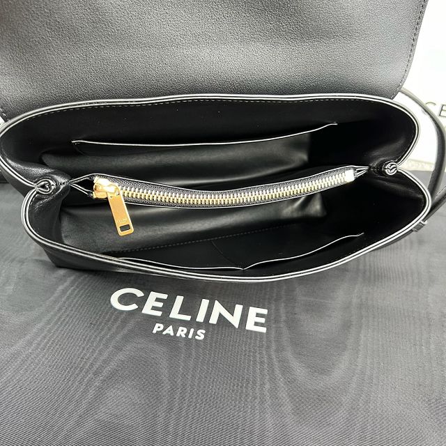 Celine original calfskin medium nino bag 117523 black