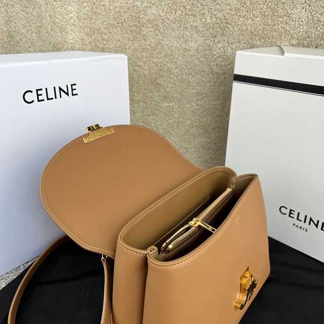 Celine original calfskin medium nino bag 117523 bronze