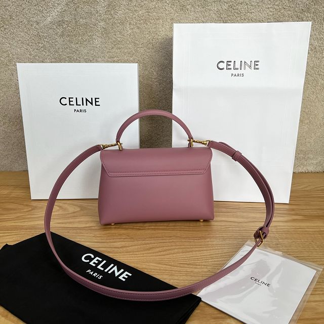 Celine original calfskin small nino bag 118113 hot pink