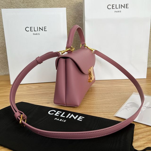 Celine original calfskin small nino bag 118113 hot pink