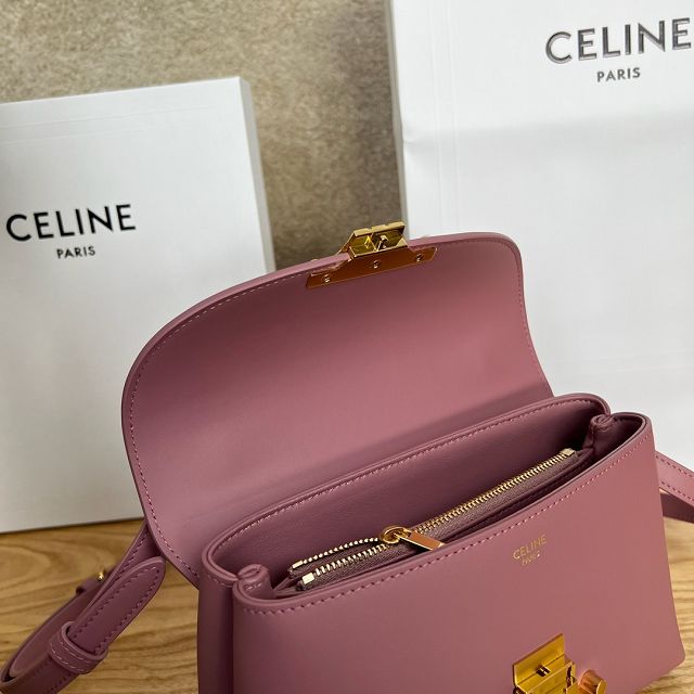 Celine original calfskin small nino bag 118113 hot pink