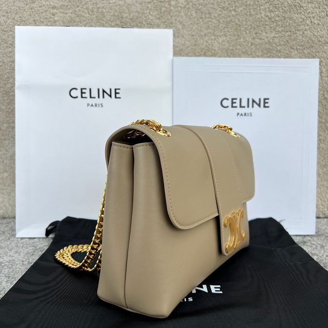 Celine original calfskin medium victoire bag 115853 sepia