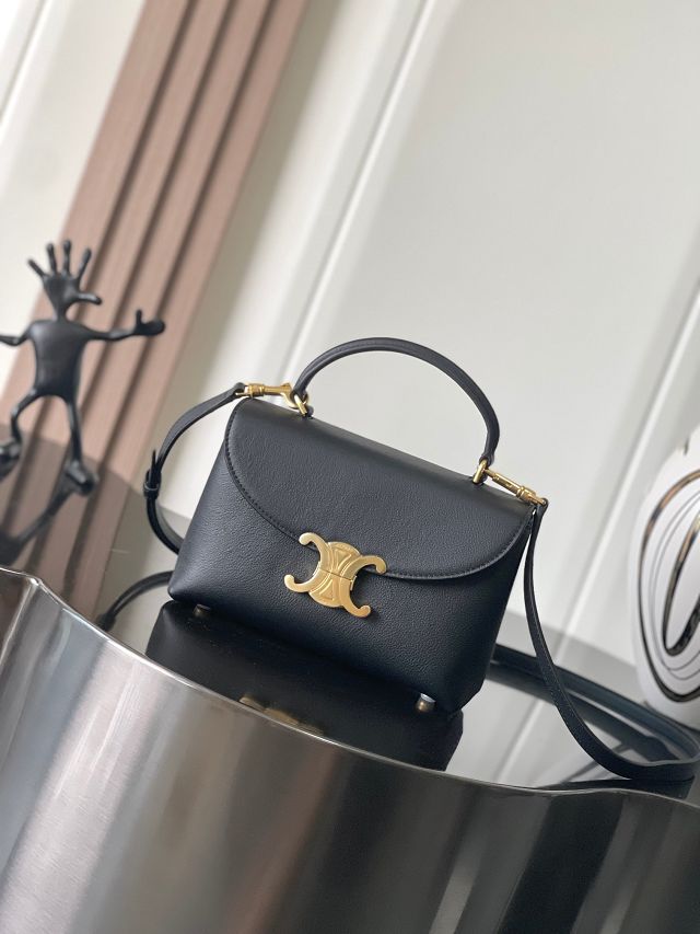 Celine original calfskin small nino bag 118113 black