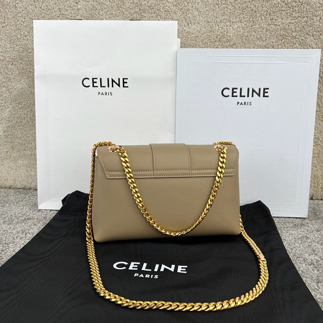 Celine original calfskin small victoire bag 116593 sepia