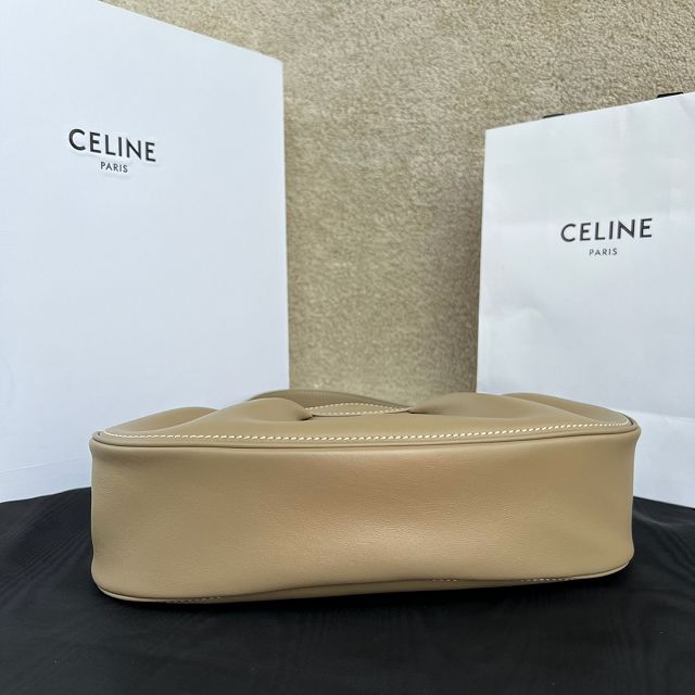 Celine original calfskin triomphe polly bag 115633 sepia