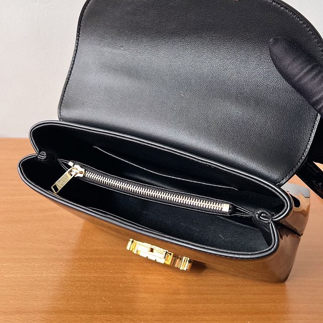 Celine original patent calfskin small nino bag 118113 black