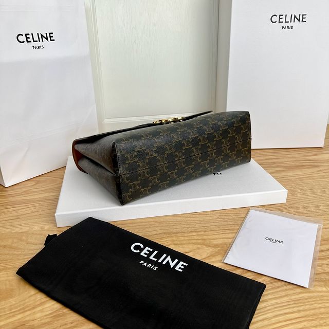 Celine original triomphe canvas large victoire bag 118222 tan