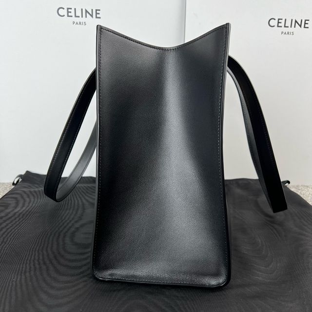 Celine original calfskin cabas 16 soft bag 112583 black