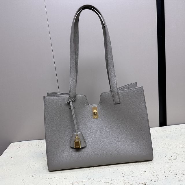 Celine original calfskin cabas 16 soft bag 112583 grey