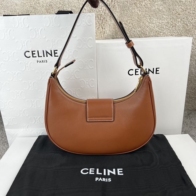 Celine original calfskin medium ava bag 114493 tan