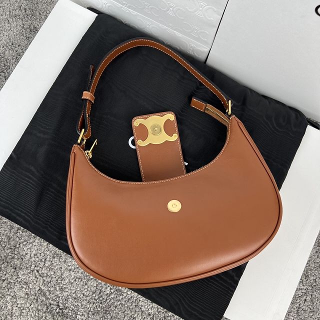 Celine original calfskin medium ava bag 114493 tan