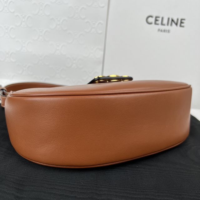 Celine original calfskin medium ava bag 114493 tan