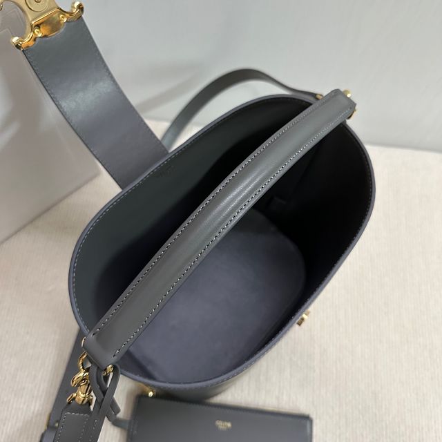 Celine original calfskin medium louise bag 116613 grey