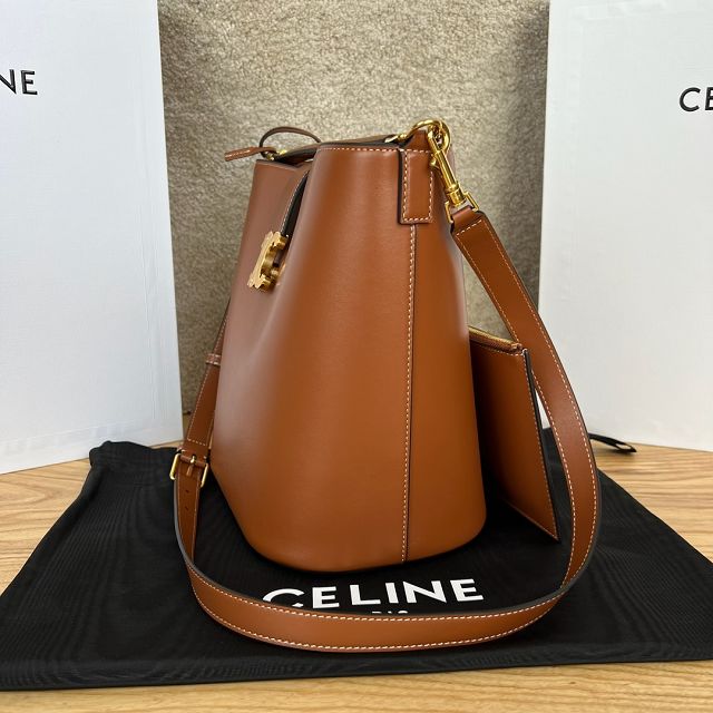 Celine original calfskin medium louise bag 116613 tan