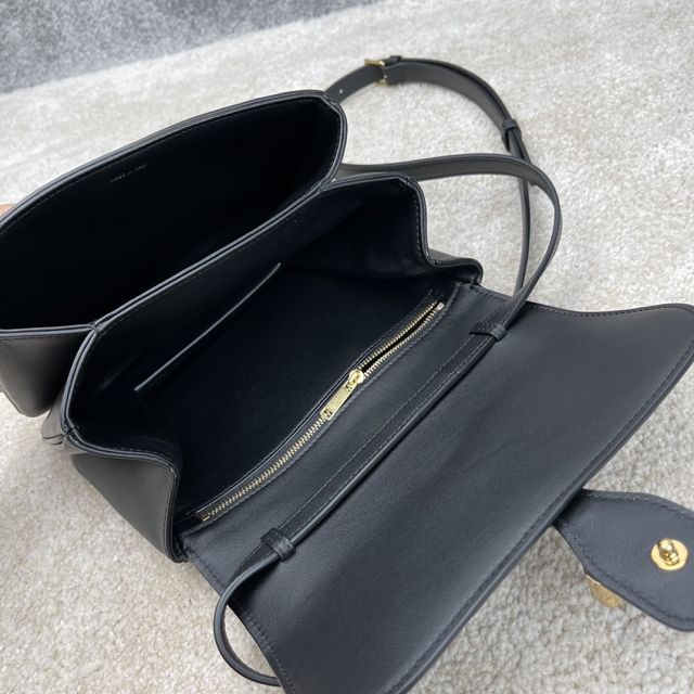 Celine original calfskin mini tabou bag 196584 black