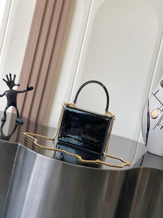 Celine original calfskin small box blandine 118593 black