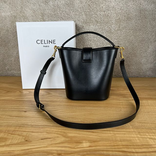 Celine original calfskin small louise bag 119173 black