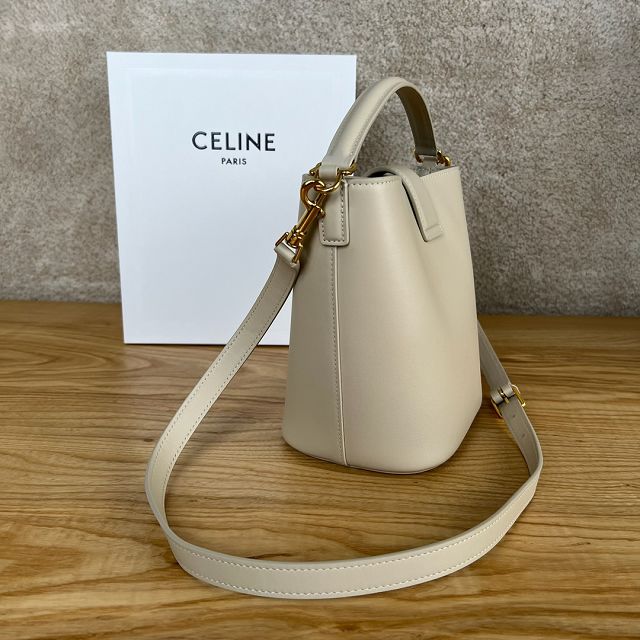 Celine original calfskin small louise bag 119173 cappuccino