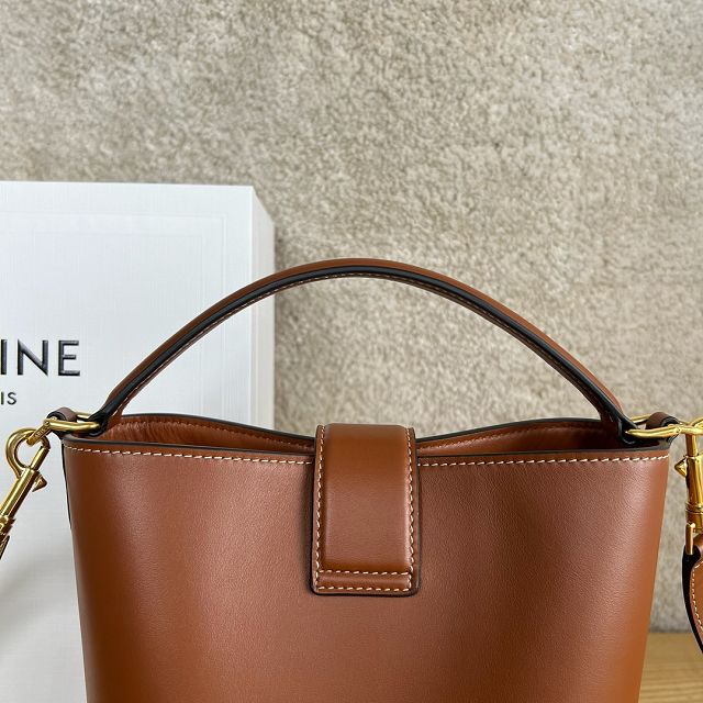 Celine original calfskin small louise bag 119173 tan