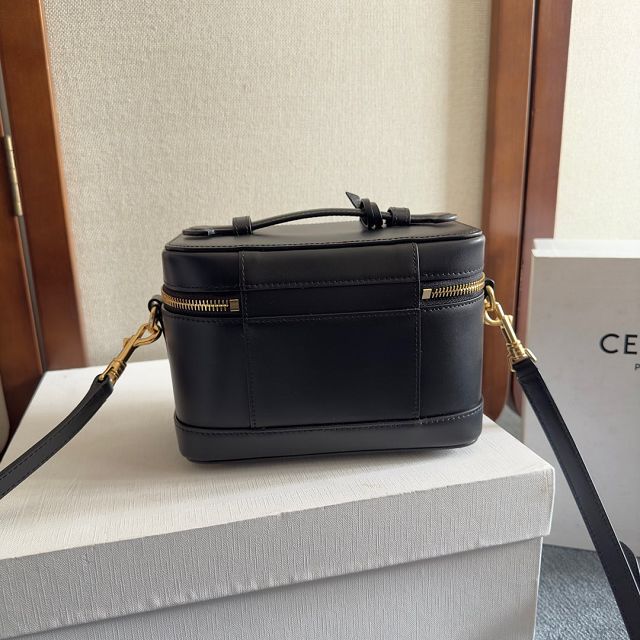 Celine original calfskin vanity case 119463 black