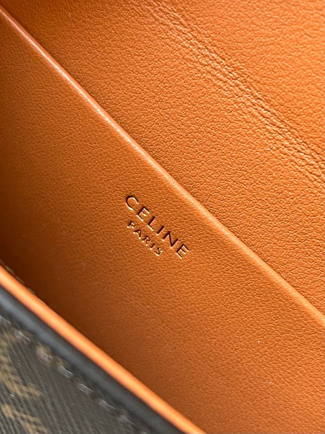 Celine original canvas small box blandine 118593 tan