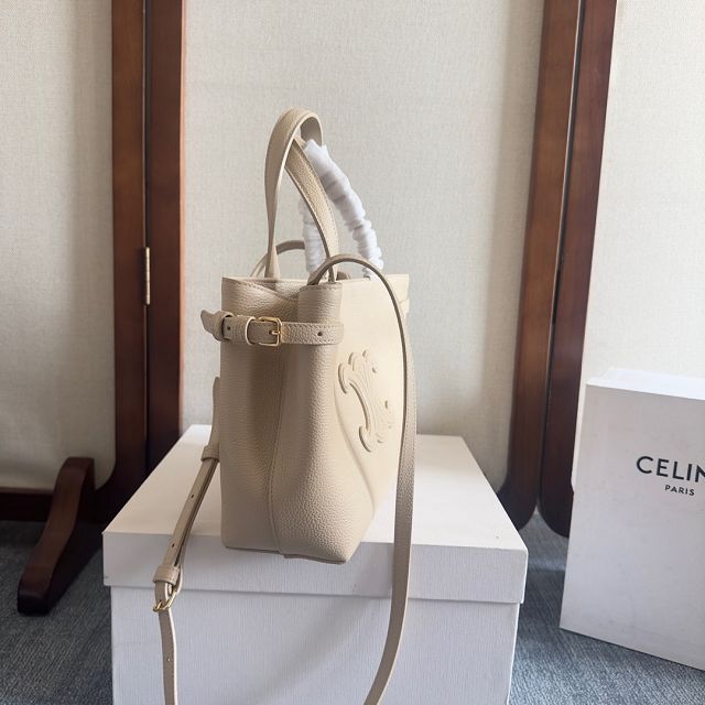 Celine original calfskin mini cabas anais 118613 beige