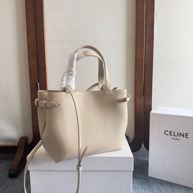 Celine original calfskin mini cabas anais 118613 beige