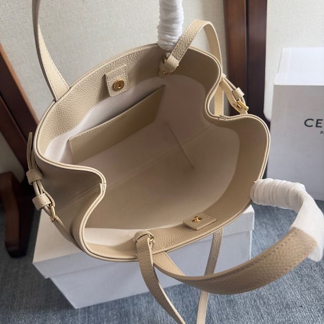 Celine original calfskin mini cabas anais 118613 beige