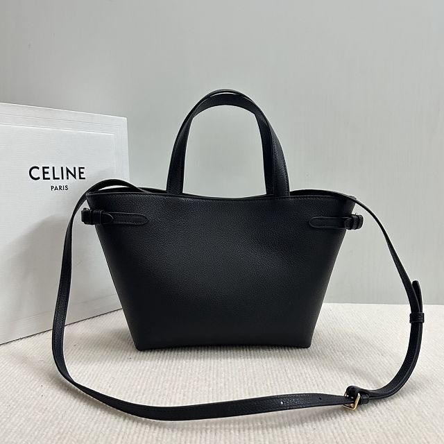 Celine original calfskin mini cabas anais 118613 black