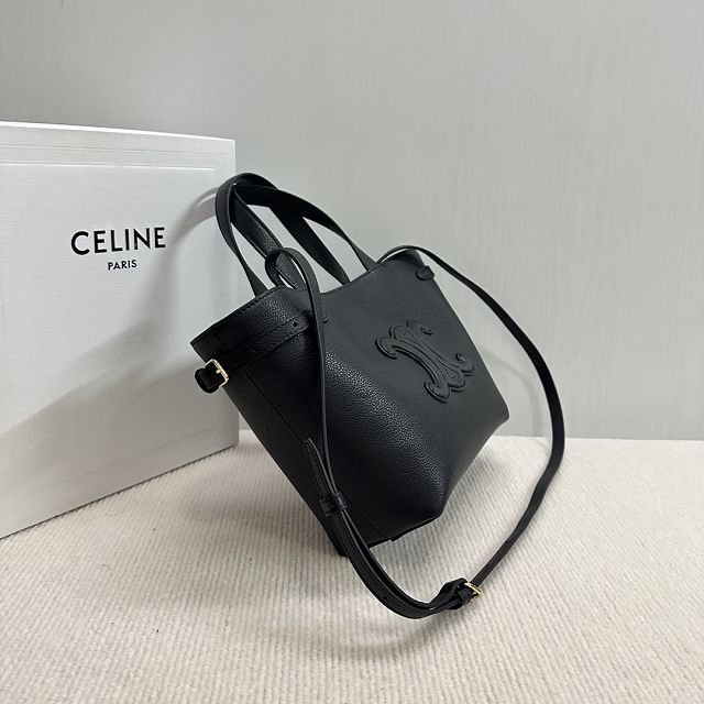 Celine original calfskin mini cabas anais 118613 black