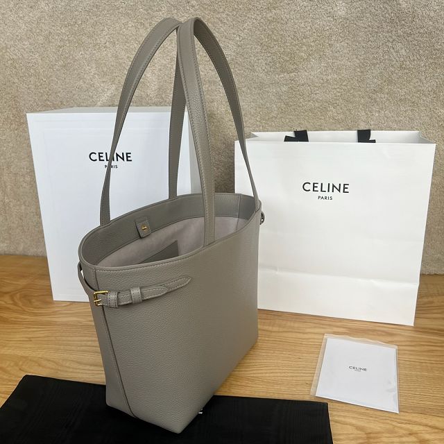 Celine original calfskin small cabas anais 118233 grey