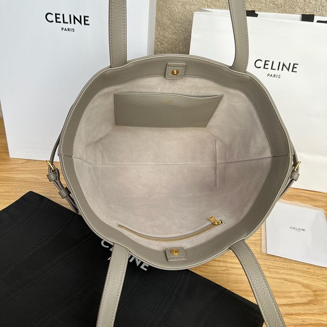 Celine original calfskin small cabas anais 118233 grey