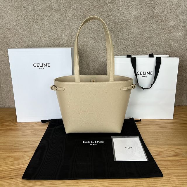 Celine original calfskin small cabas anais 118233 light apricot