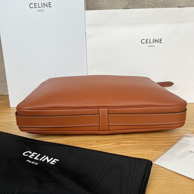 Celine original calfskin large romy bag 110793 tan