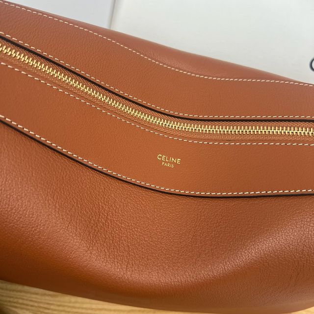 Celine original calfskin large romy bag 110793 tan