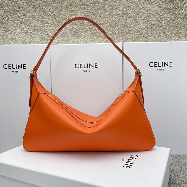 Celine original calfskin medium romy bag 197443 orange