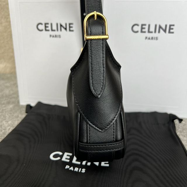 Celine original calfskin mini romy bag 10K123 black