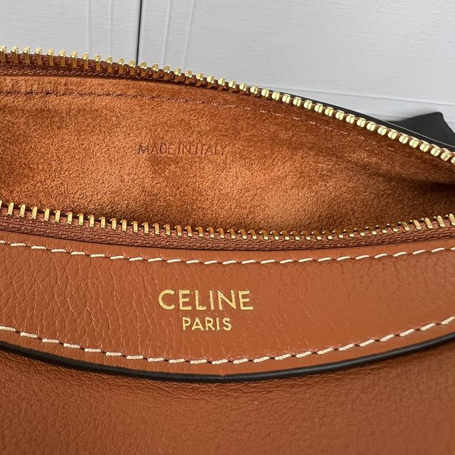 Celine original calfskin mini romy bag 10K123 tan