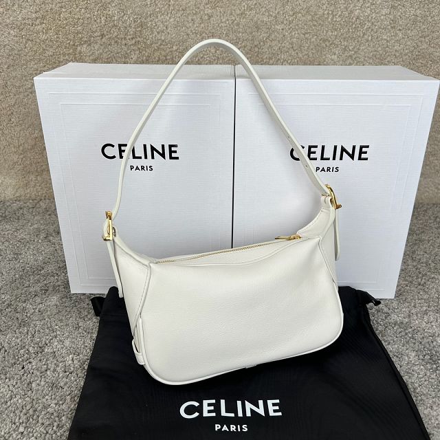 Celine original calfskin mini romy bag 10K123 white