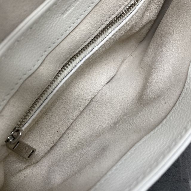 Celine original calfskin small polly bag 119883 white