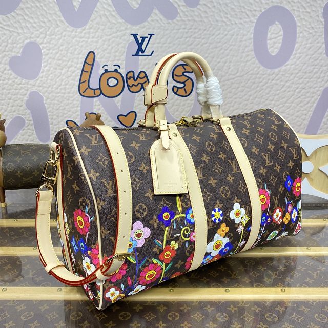 Louis vuitton original monogram canvas keepall 45 M14182