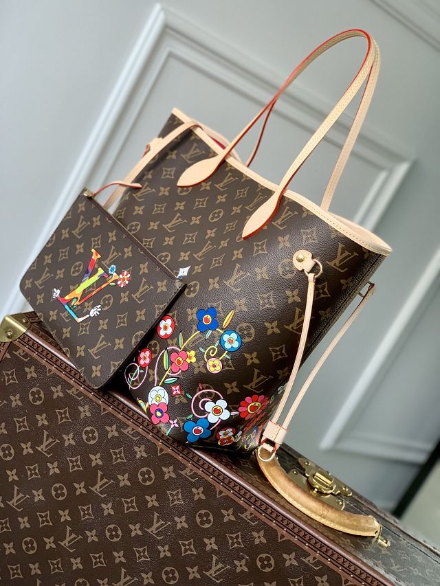 Louis vuitton original monogram canvas neverfull mm M13271 