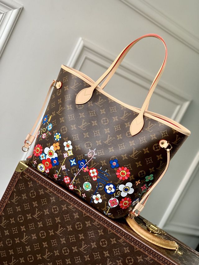 Louis vuitton original monogram canvas neverfull mm M13271 