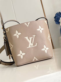 Louis vuitton original calfskin all in BB handbag M13045 grey