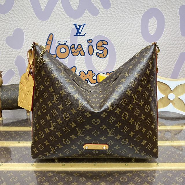 Louis vuitton original monogram canvas vagabond hobo M14018