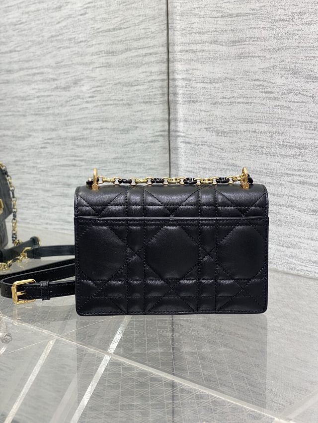 Dior original calfskin mini caro bag M9240 black