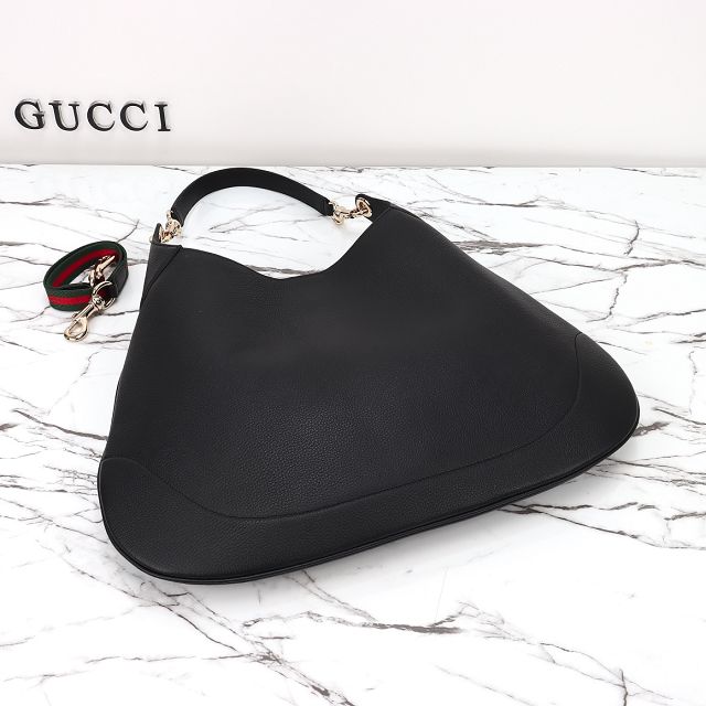 GG original calfskin B large shoulder bag 820169 black
