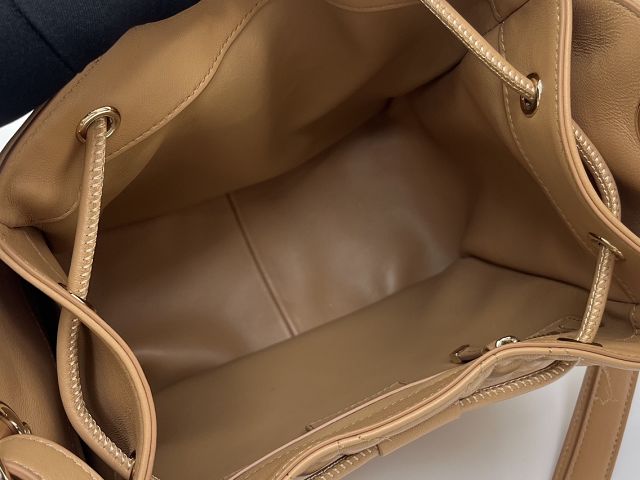 Dior original lambskin medium D-motion bag M2852 brown