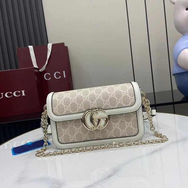 GG original fabric go small shoulder bag 826761 beige